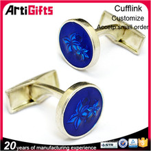 Customized design silk knot cufflinks